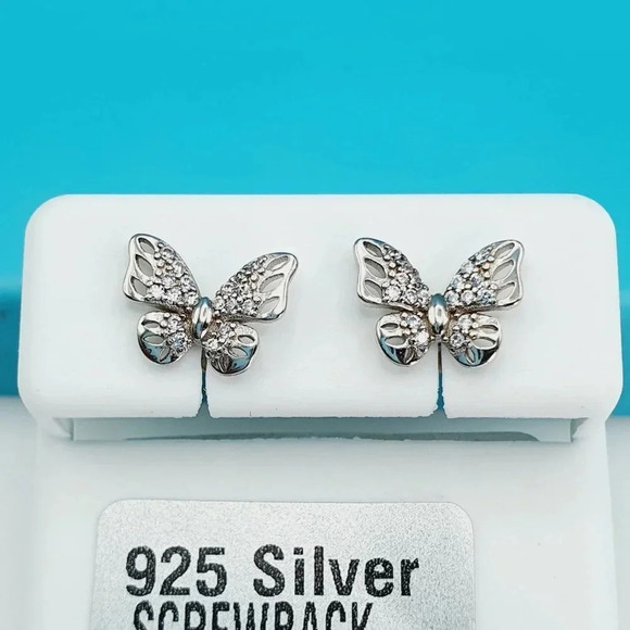 "925 Sterling Silver CZ Beautiful Earrings for Women, 1USPAR4238 - Picture 1 of 11